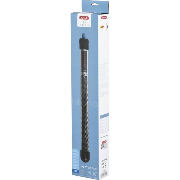 Chauffage d'aquarium - ZOLUX - 300W - Longueur 36cm - Poisson d'eau froide - Rectangulaire