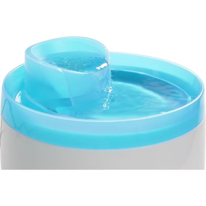 Fontaine a eau - Zolux - Pour chats et chiens - Avec cartouche filtrante - 2 litres