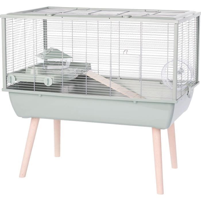 ZOLUX Neolife Elevated Rodent Cage for Hamsters - 78 x 48 x 75 cm - Green