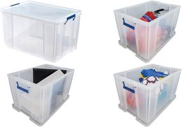 Fellowes ProStore Storage Box 85 L Transparent PP - 1 Piece (7731101)