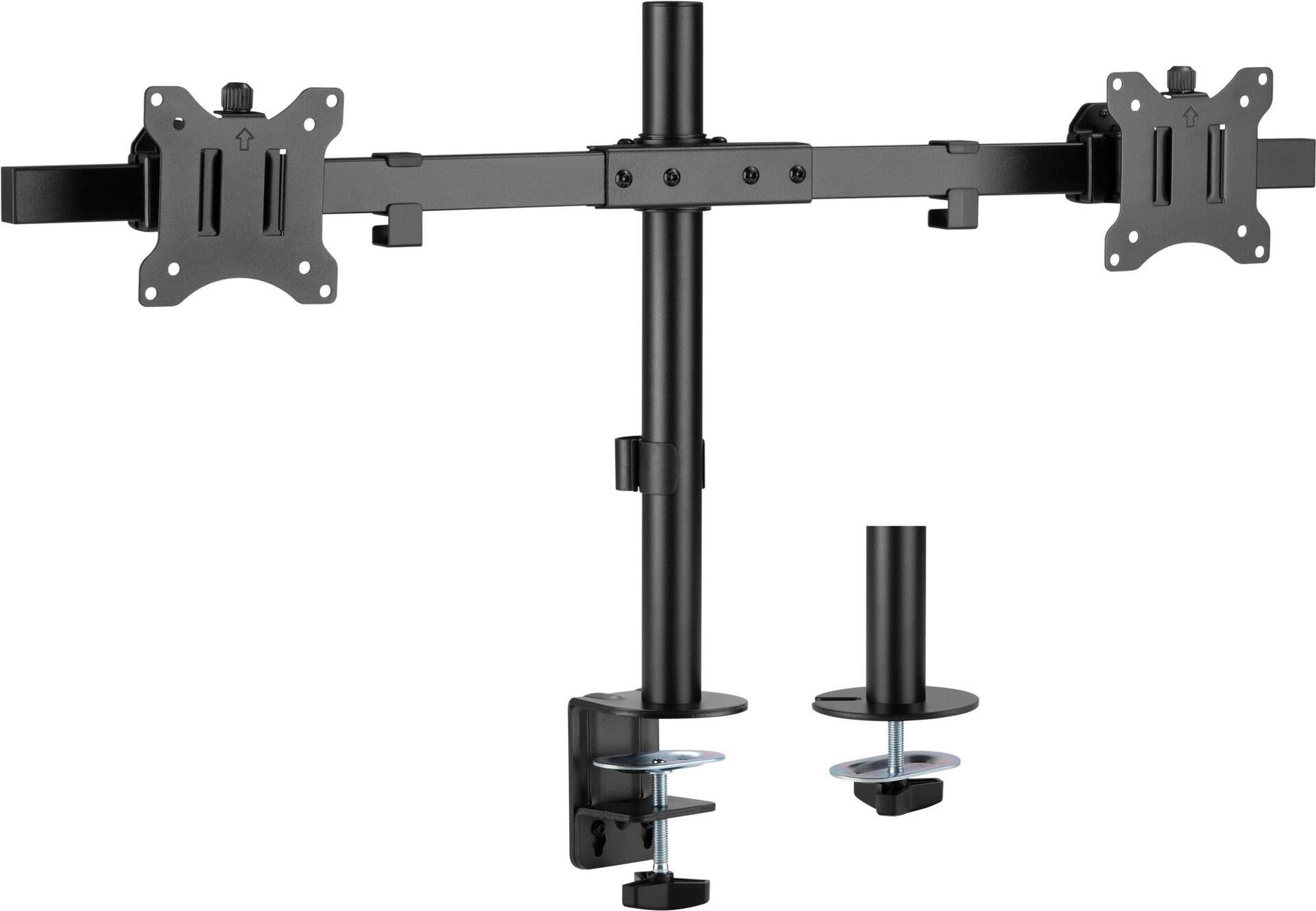 InLine Table Mount for 2x LCD/LED Displays up to 81 cm (32") max. 9 kg (23108E)