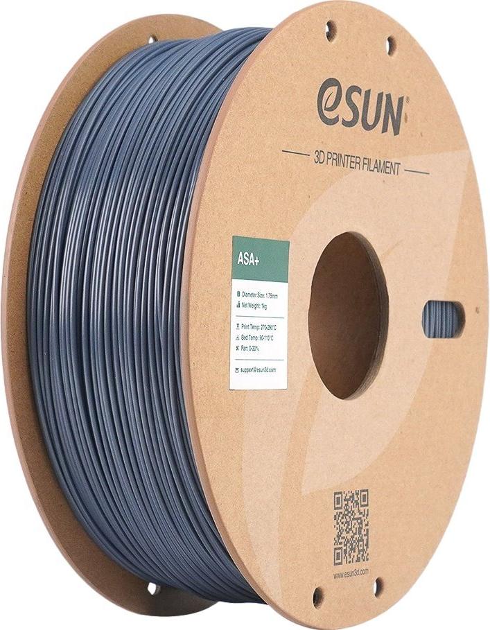eSUN ASA+ 1.75 mm Grey 1 kg Filament (ASA+P175H1)