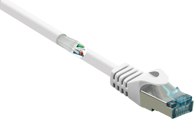 Renkforce RF-5462396 RJ45 Network Cable CAT 6a S/FTP 20 m White