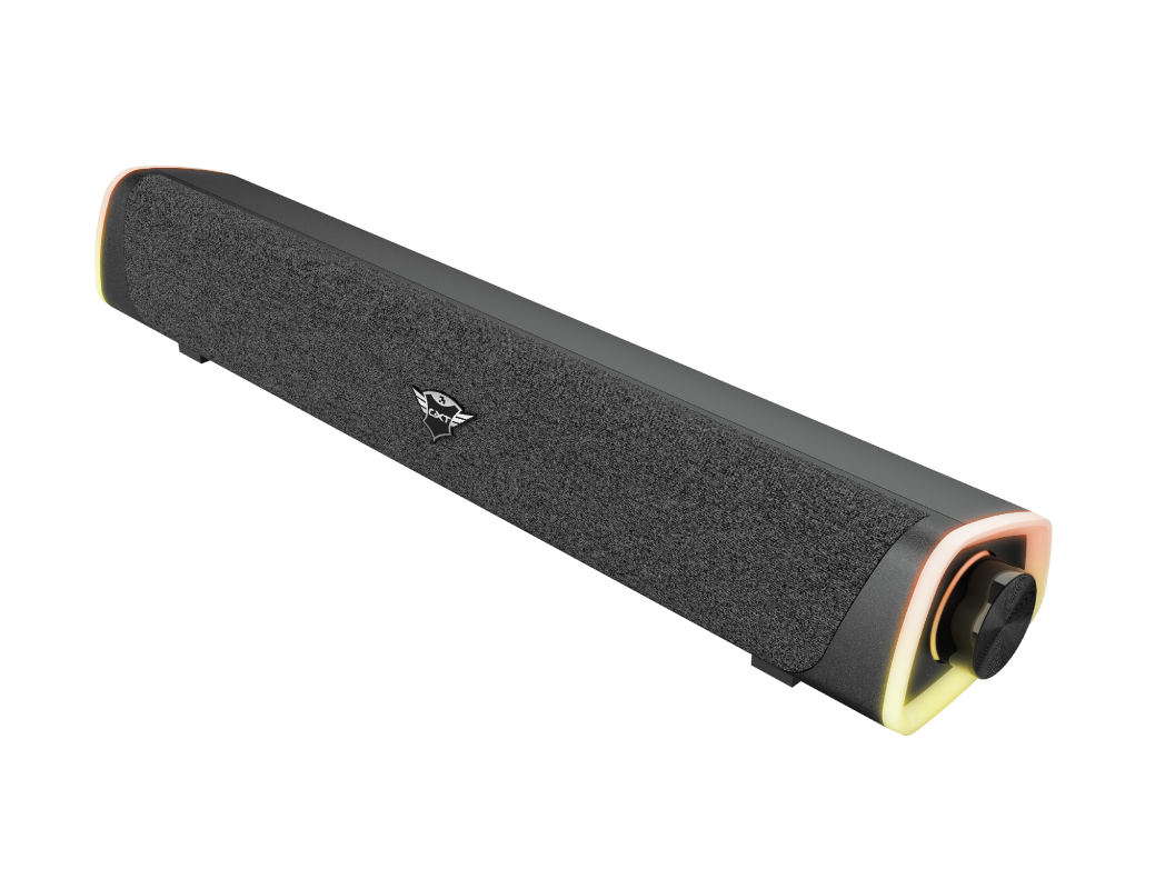 Trust Gaming GXT 620 AXON RGB Gaming Soundbar with Rainbow Wave Lighting (24482)