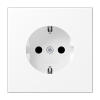 Jung LS 1520 KI WWM Socket Type F White (LS1520KIWWM)
