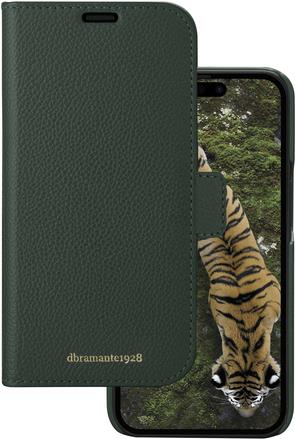 dbramante1928 New York Folio Case Green for iPhone 15 Pro NY61EVGR5685
