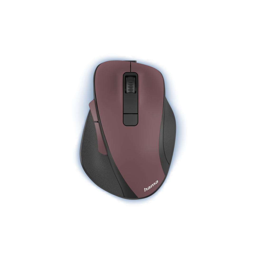 Hama MW-500 Ergonomic Wireless Optical Mouse - 1600 DPI