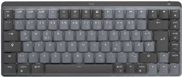 Logitech Master Series MX Mechanical Mini - Wireless Backlit Keyboard - QWERTZ - Graphite