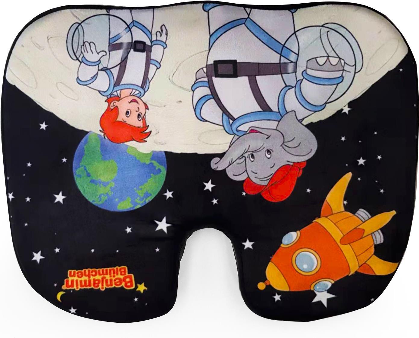 Technaxx - Ergonomic Seat Cushion for Children - Memory Foam - Universal - Multicolor - Banana - Image (4854)