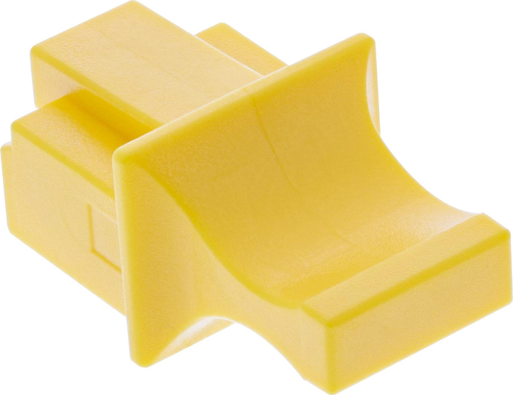 InLine Dust Cover for RJ-45 Socket Yellow Pack of 100 (59942J)