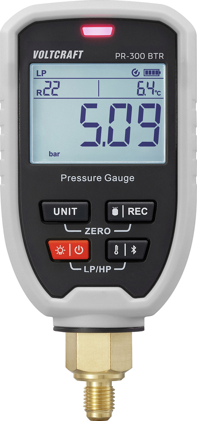 Voltcraft PR-300 Absolute Pressure Gauge -1 to 60 bar VC-17667205