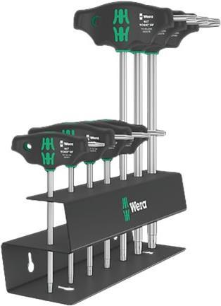 Wera Series 400 T-Handle TORX HF Key Set, 7 Pieces