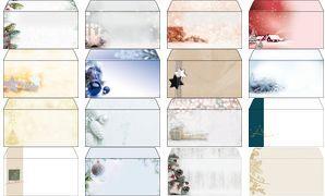 Sigel Christmas Envelopes Chalet Style DIN Long 90 g/m² Pack of 50 (DU442)