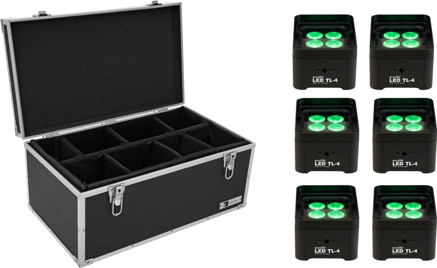 EUROLITE Set 6x LED TL-4 Trusslight + Case (20000637)