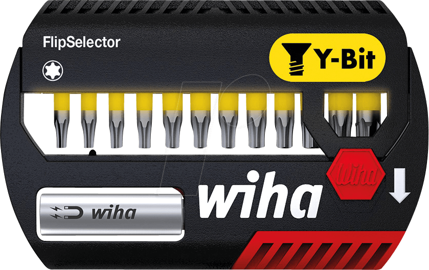 WIHA 41828 FlipSelector Bit Set 13-Piece TORX 25 mm Y-Bit 41828