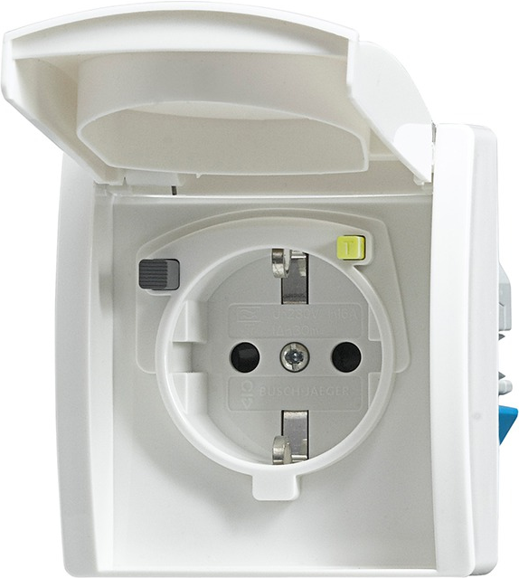 Busch-Jaeger 3120 EUGB-44 - Socket Type F - IP44 - 230 V - 16 A (3116-0-0665)