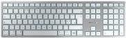 CHERRY KW 9100 SLIM FOR MAC Wireless Keyboard - Silver/White (JK-9110GB-1)