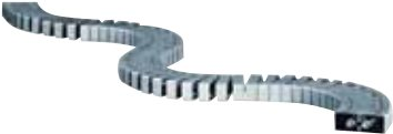 Bachmann KABELSCHLANGE FLEX II - Flexible Cable Management, 1 m, Silver - 930.021