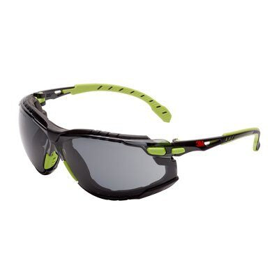 3 M Safety Glasses Solus™ 1000, Scotchgard™ Protector Lime, Black, 1 Piece (7100331527)