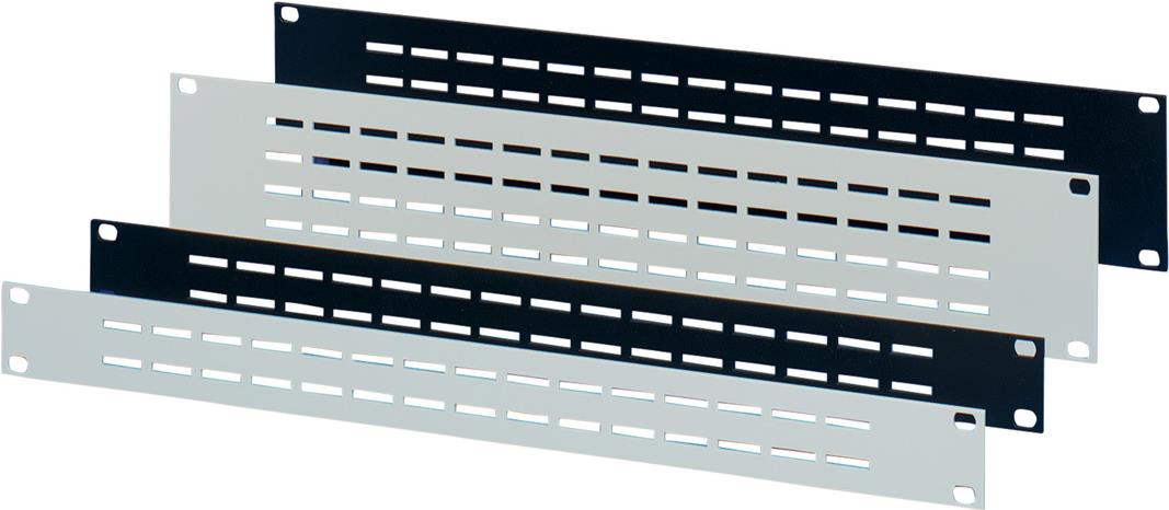 SCHROFF 19" Ventilation Front Panel - 19" VENTILATION.PLATE.1U RAL7021 (30118962)