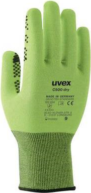 Uvex Knitted Hand Protection C500 Dry Size 08 6049908
