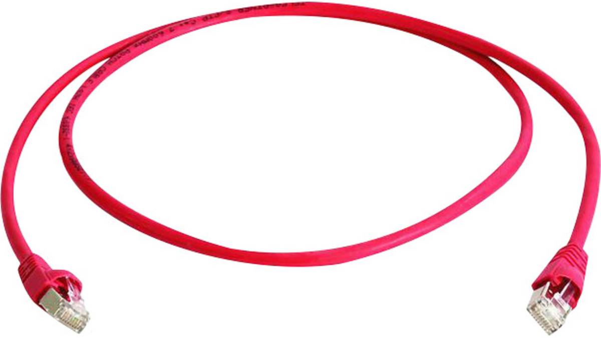 Telegärtner MP8 FS 600 Crossover Cable RJ-45 (M) to RJ-45 (M) 5 m SFTP Cat.7 Red
