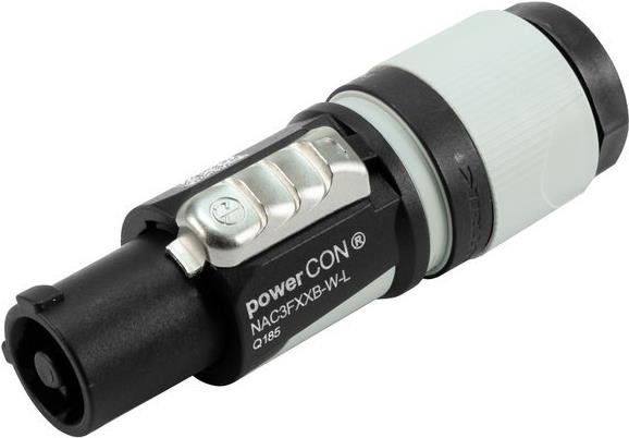 Neutrik NAC3FXX Powercon Connector - Locking AC Mains Cable 3-adriger