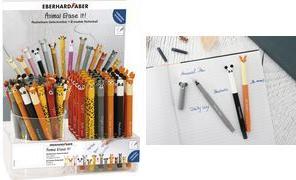 Faber-Castell EBERHARD FABER Gel Pen Animal Erase it! 0.7 mm Blue