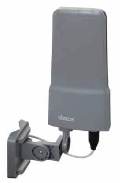 Vivanco Outdoor Antenna, DAB/DAB+ & DVB-T/DVB-T2 Reception, with Amplifier, 42dB Gain (VVANOUT42DBG)