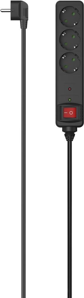 Hama Intelligent Power Strip 3 AC Outlets 1.4 m 3680W 00223151