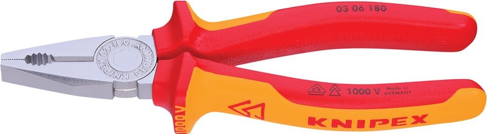 Knipex 03 06 200 VDE Kombizange 200 mm DIN ISO 5746, DIN EN 60900
