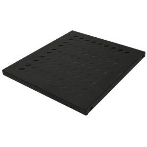 Intellinet Fixed Shelf for Rack, Black, RAL 9005, 1U, 48.3 cm (19 inch), Model 712576