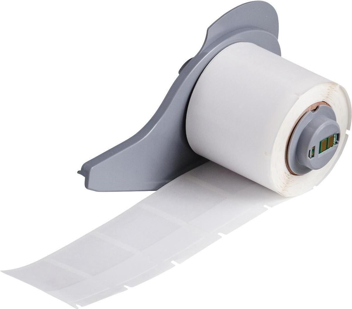 Brady M7-31-427 Vinyl Self-Laminating Label White/Transparent 25.40 x 12.70 mm - 173345