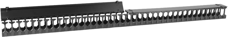 Lanview LVR252386 Cable Management Panel - Black - 19"