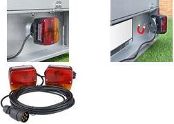 IWH Trailer Rear Light with Magnet Base, 12V - Model 010219