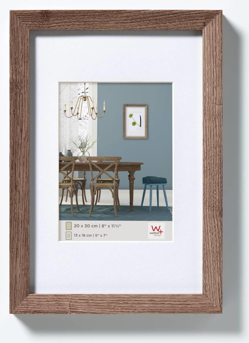 Walther EF045N Walnut Single Picture Frame 20x30 cm (EF045N)