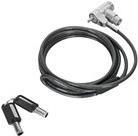 Targus DEFCON Ultimate Security Cable Lock - Universal Key Cable Lock - Silver - 2 m (Pack of 25) (ASP95MKGLX-25)