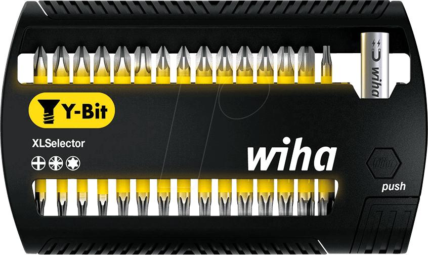 WIHA 41832 XLSelector Bit Set, 31-Piece, 25 mm, Y-Bit