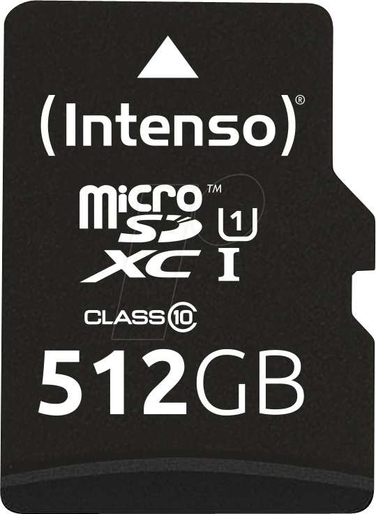 Intenso microSD Card UHS-I Premium 512GB Class 10 (3423493)