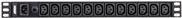 ATEN Basic PDU Series PE0112G - Stromverteilungseinheit (Rack - einbaufähig) - Wechselstrom 100-240 V - 2400 VA - Eingabe, Eingang IEC 60320 C14 - Ausgangsanschlüsse: 12 (12 x IEC 60320 C13) - 1U - 3,05 m (PE0112G-AT-G)