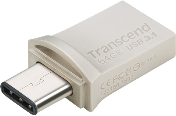 Transcend JetFlash 890 - USB Flash Drive - 64GB - USB 3.1 TS64GJF890S