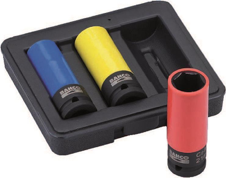Bahco Steckschlüssel metrisch 1/2 3teilig BWSS12P3 (BWSS12P3)