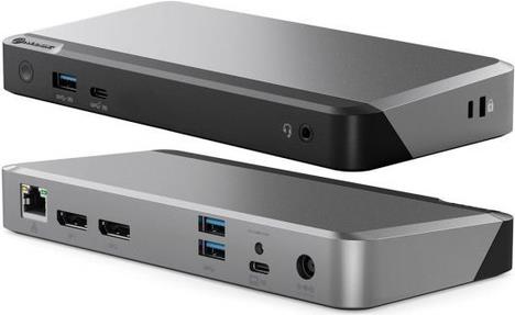 ALOGIC MX2 - Docking Station - USB-C - 2 x DP - 1GbE - 135 Watt DUPRMX2-100