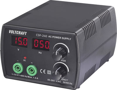 Voltcraft Labornetzgerät CSP-240 1-15V AC 1.5A 22.5W VC-17192765