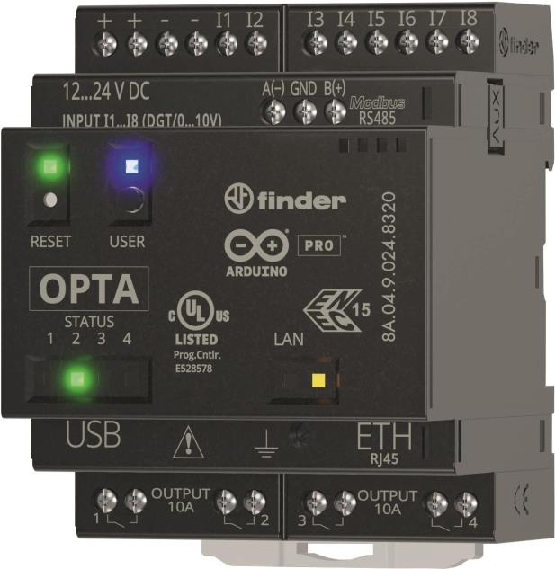 Finder Opta Advanced 8A.04.9.024.8320 SPS-Kommunikationsmodul 12 V/DC, 24 V/DC (8A.04.9.024.8320)