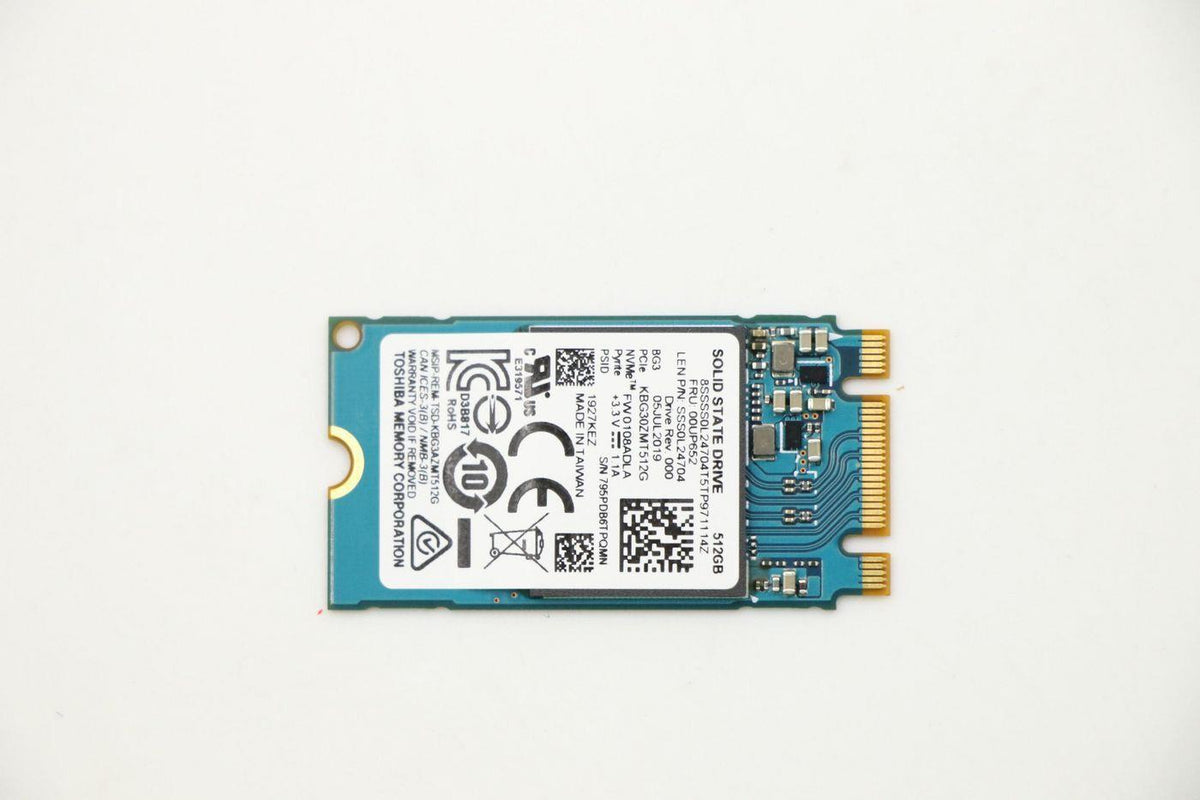 Lenovo SSD 512GB M.2 PCIe NVMe - 00UP652