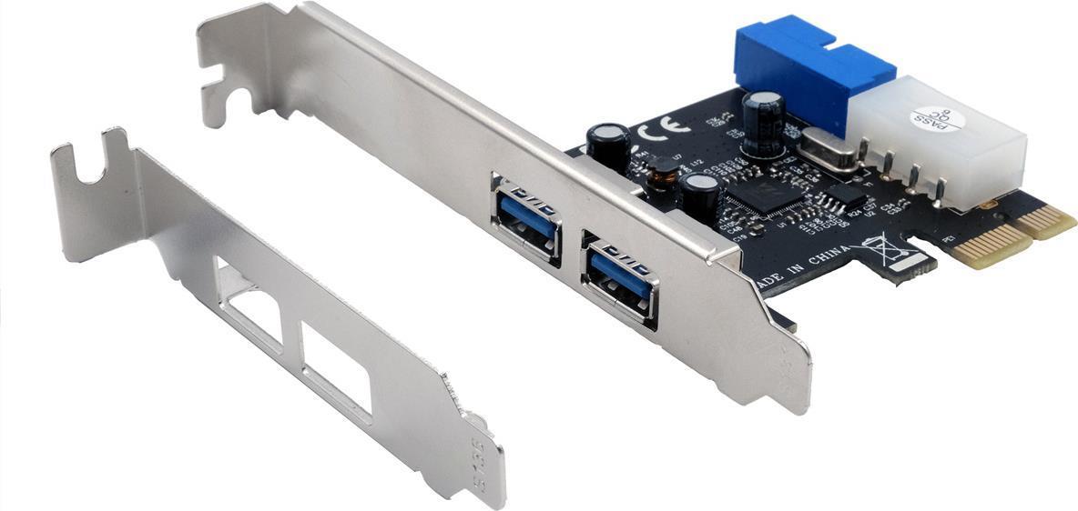 EXSYS GmbH PCIe USB 3.2 Gen 1 Card 2+2 Ports VIA Chipset EX-11049