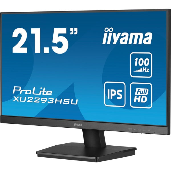 iiyama ProLite XU2293HSU 21.5" IPS Full HD Monitor 100Hz with Speakers HDMI DisplayPort 1ms MPRT 300cd