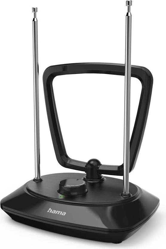 Hama Classic Indoor Aerial - Black - 2 m - DVB-T2 - DAB - DAB+ - FM (00221082)