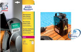AVERY Zweckform Ultra-Resistant Foil Labels 63.5 x 33.9 mm White 1 Piece (L7912-40)